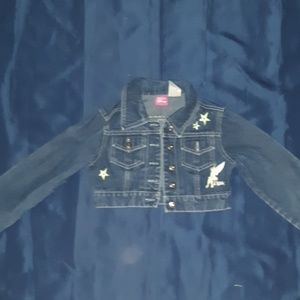 Disney Tinkerbell Jean Half Jacket Girls 7/8